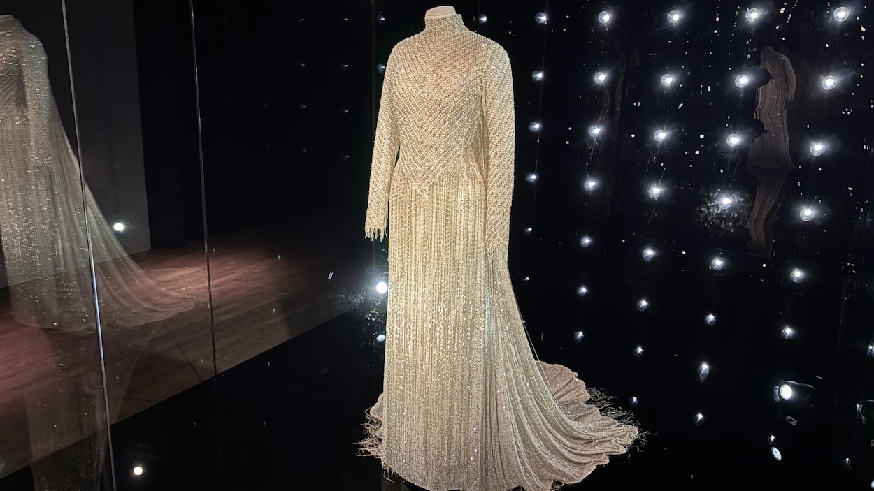 La robe portée par Céline Dion aux JO de Paris exposée à Montréal dès vendredi
