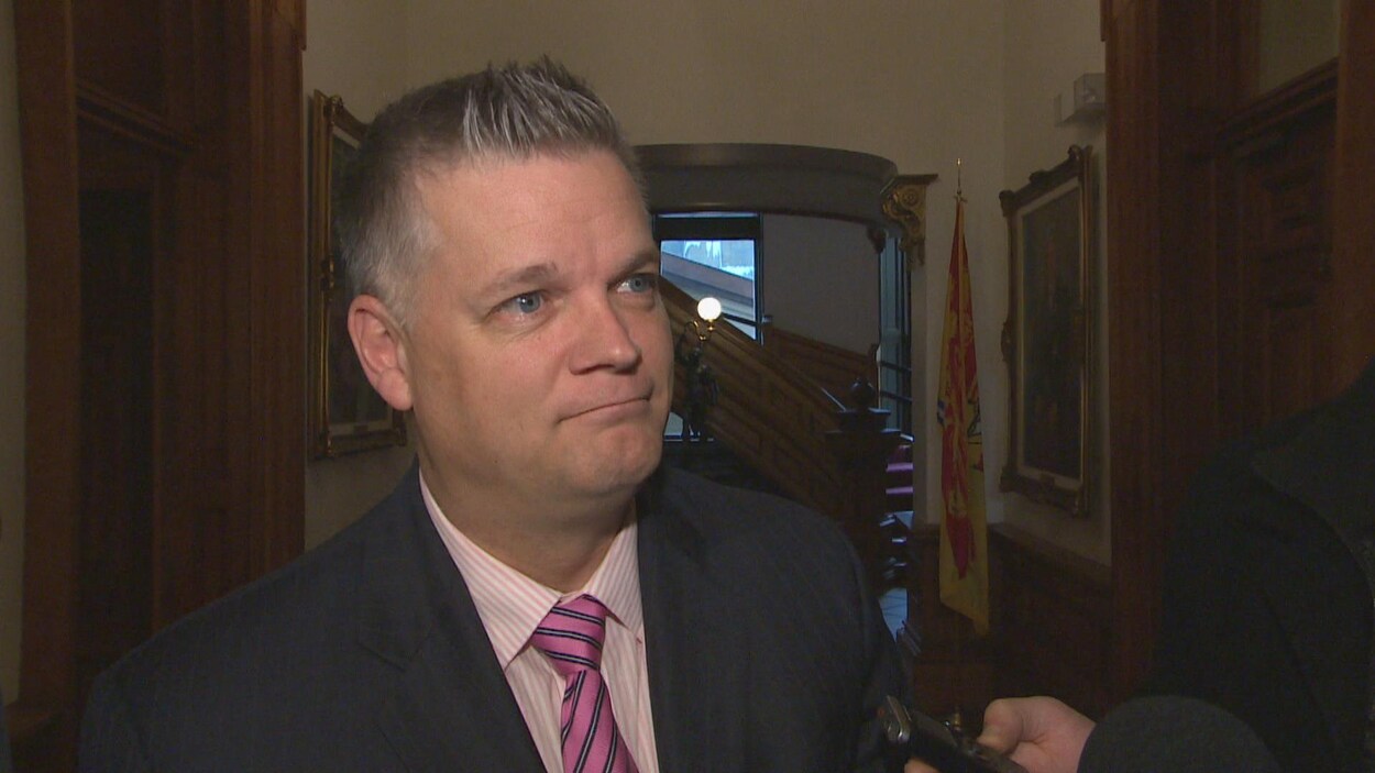 Robert Gauvin, vice-premier ministre du Nouveau-Brunswick, en entrevue.