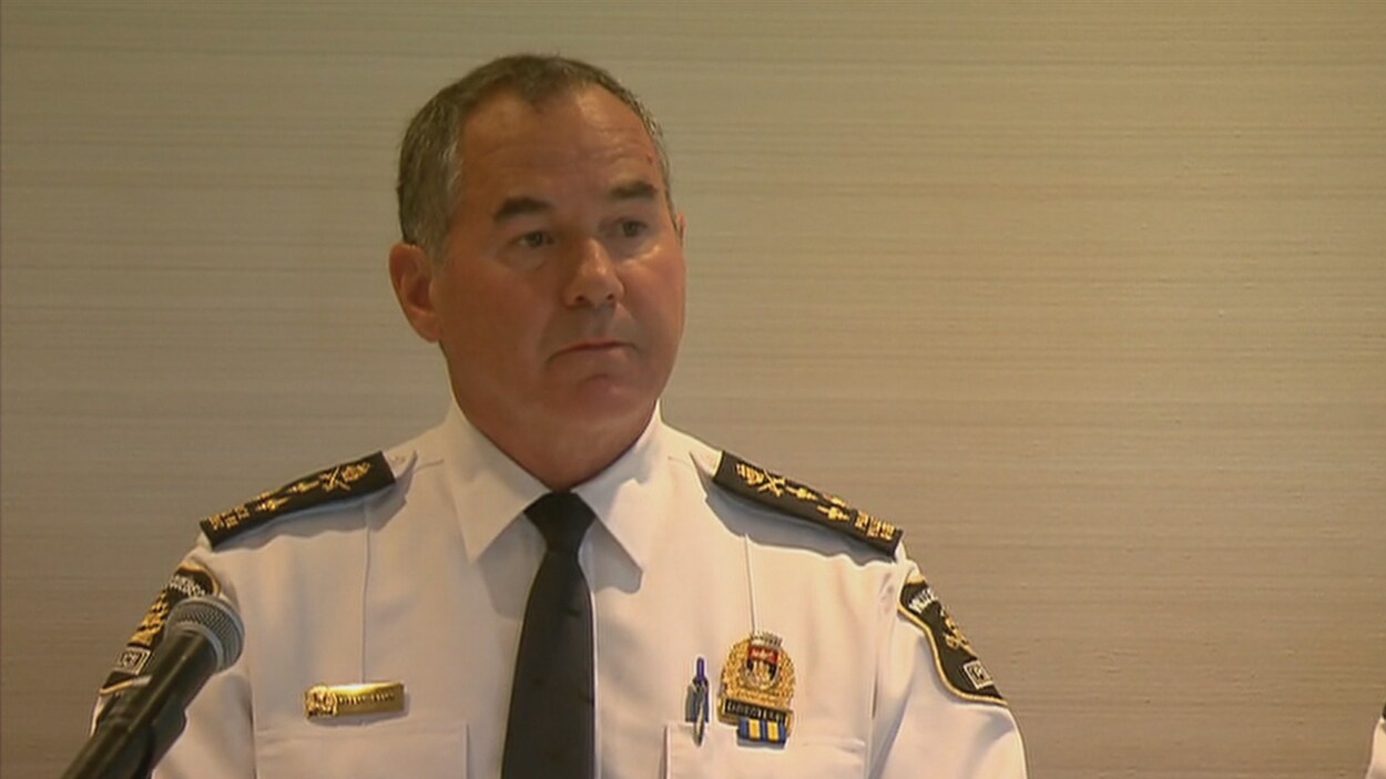Le chef du Service de police de la Ville de Québec, Robert Pigeon Le chef du Service de police de la Ville de Québec, Robert Pigeon