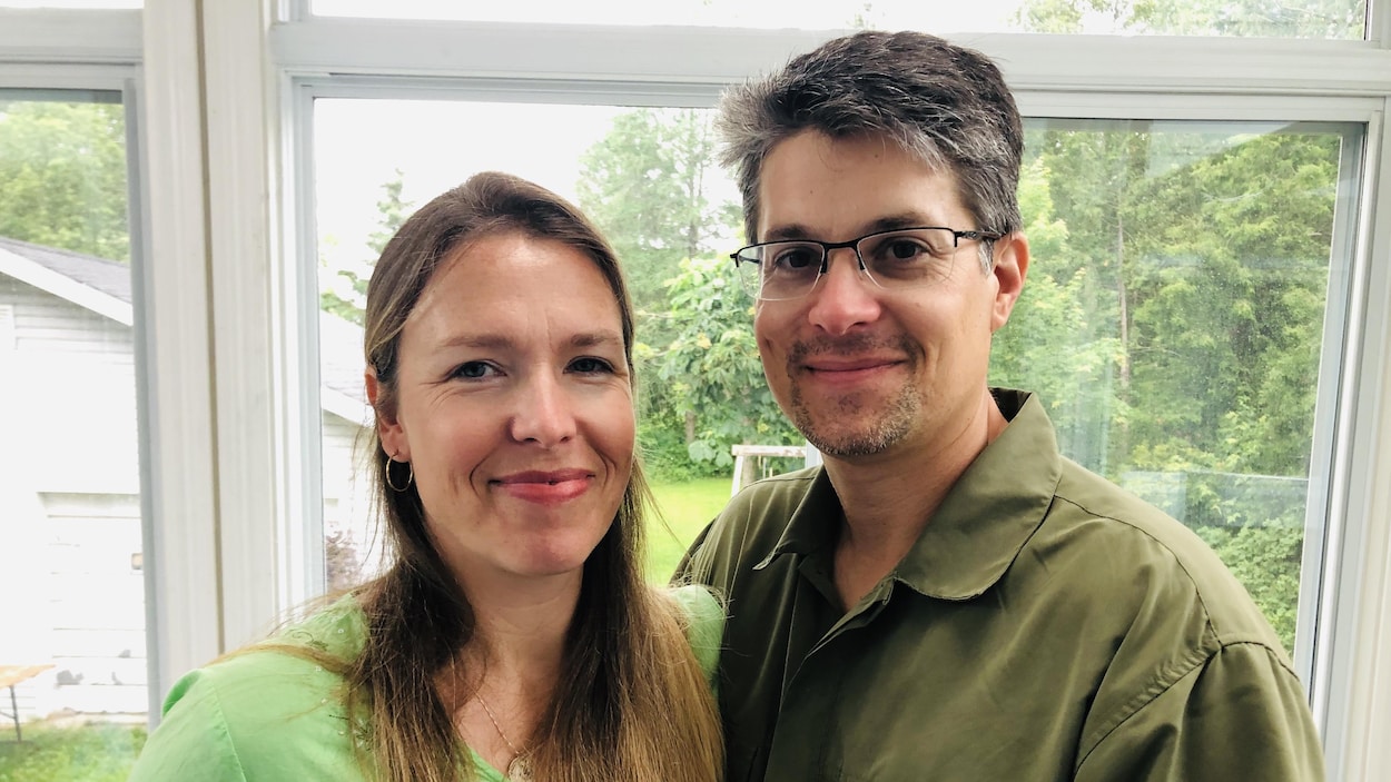 Rosalie et Mario souriant