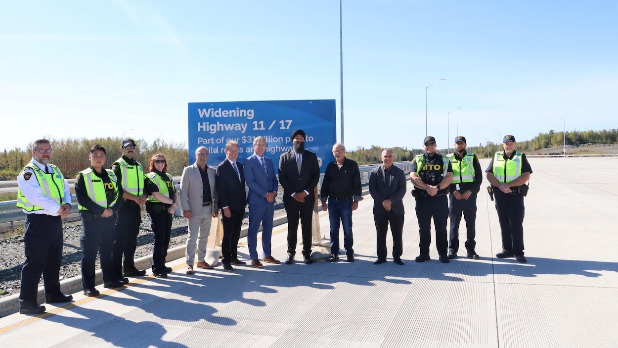 L’élargissement de la route 11/17 se poursuit près de Nipigon