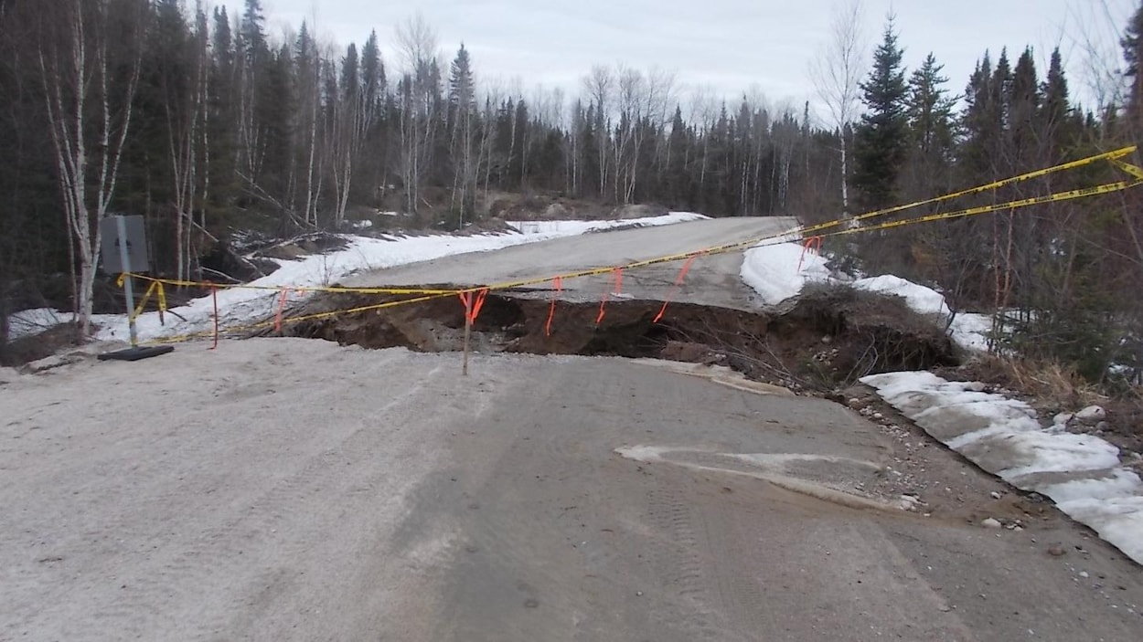Réouverture du chemin forestier L-253 au nord de Saint-David-de-Falardeau