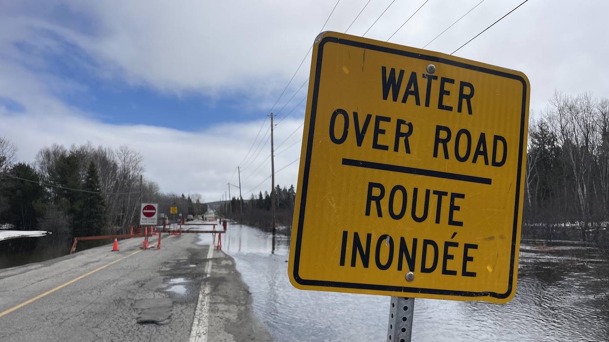 Grand Sudbury : fermetures de routes en raison de la montée des eaux