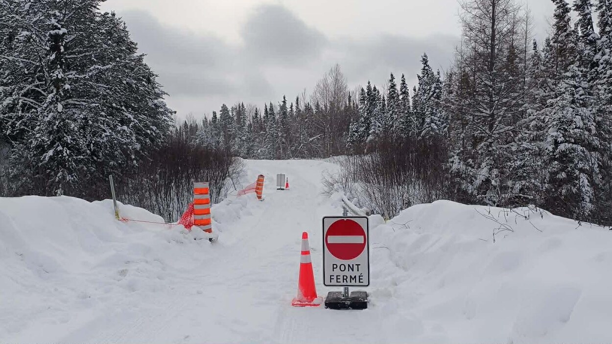 Le bris d’un ponceau entraîne la fermeture de la route Rapide-Sept–Winneway