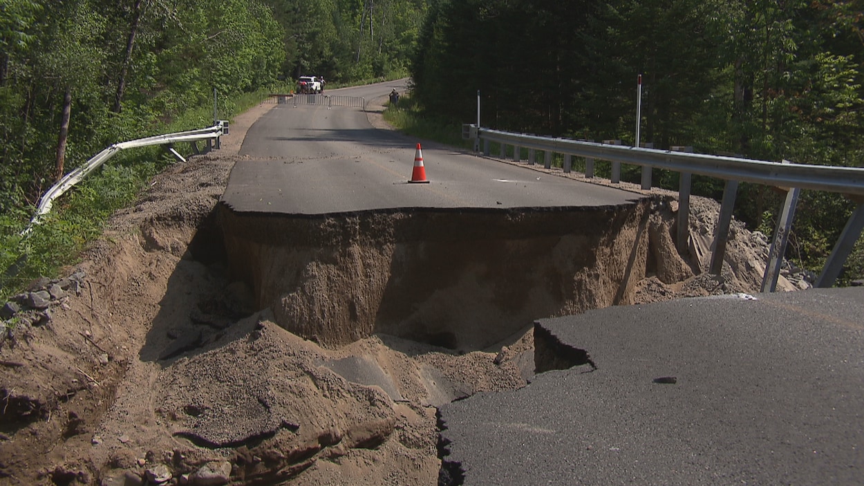 Pluies abondantes 1 M en dommages à LacauxSables RadioCanada