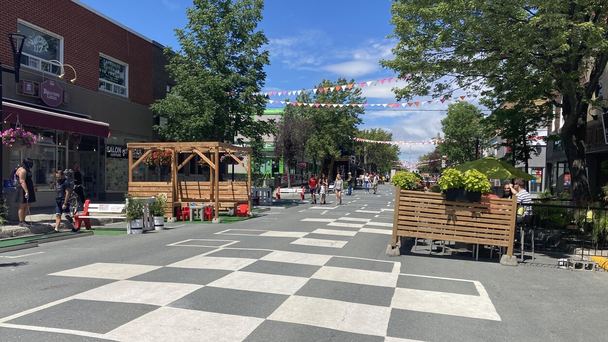 Dernière journée pour la zone piétonne de RouynNoranda RadioCanada