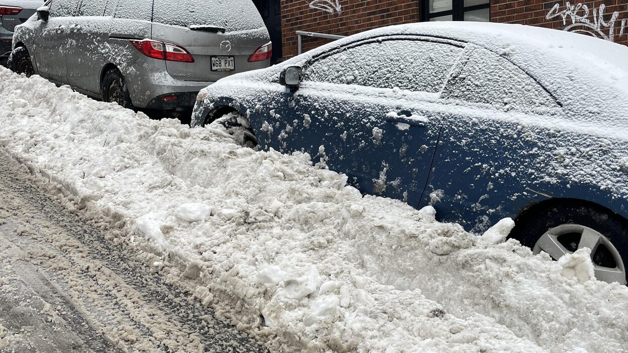 Lendemain de tempête à Québec
