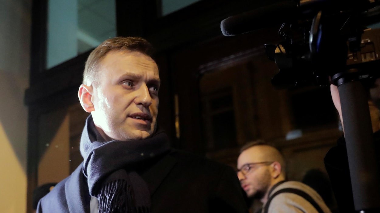 Le principal leader de l'opposition russe, Alexeï Navalny. Le principal leader de l'opposition russe, Alexeï Navalny.