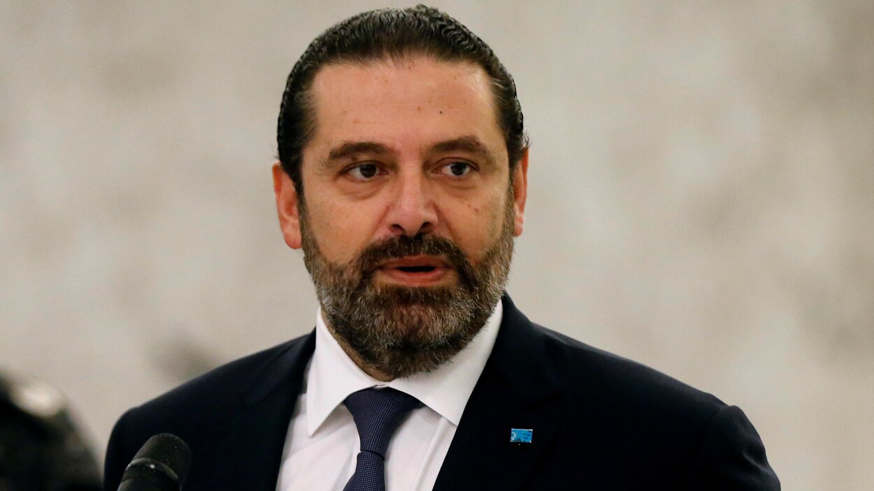 Plan rapproché de Saad Hariri.