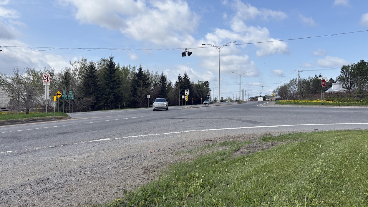 « Moi, j’appelle ça le coin de la mort » : une intersection à Plessisville inquiète