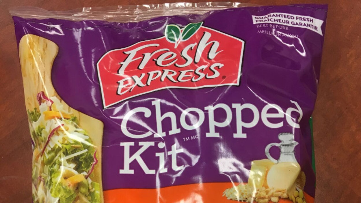 Emballage de salade Fresh Express.