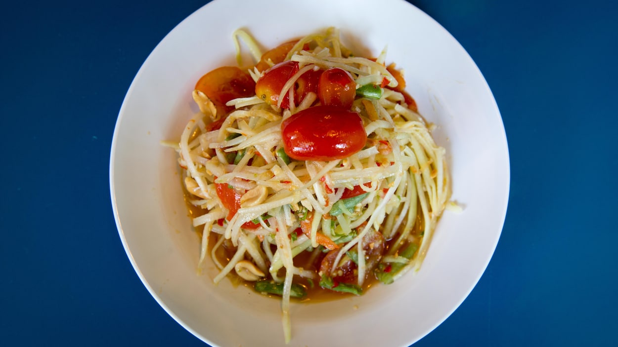 Une salade de papaye verte Une salade de papaye verte