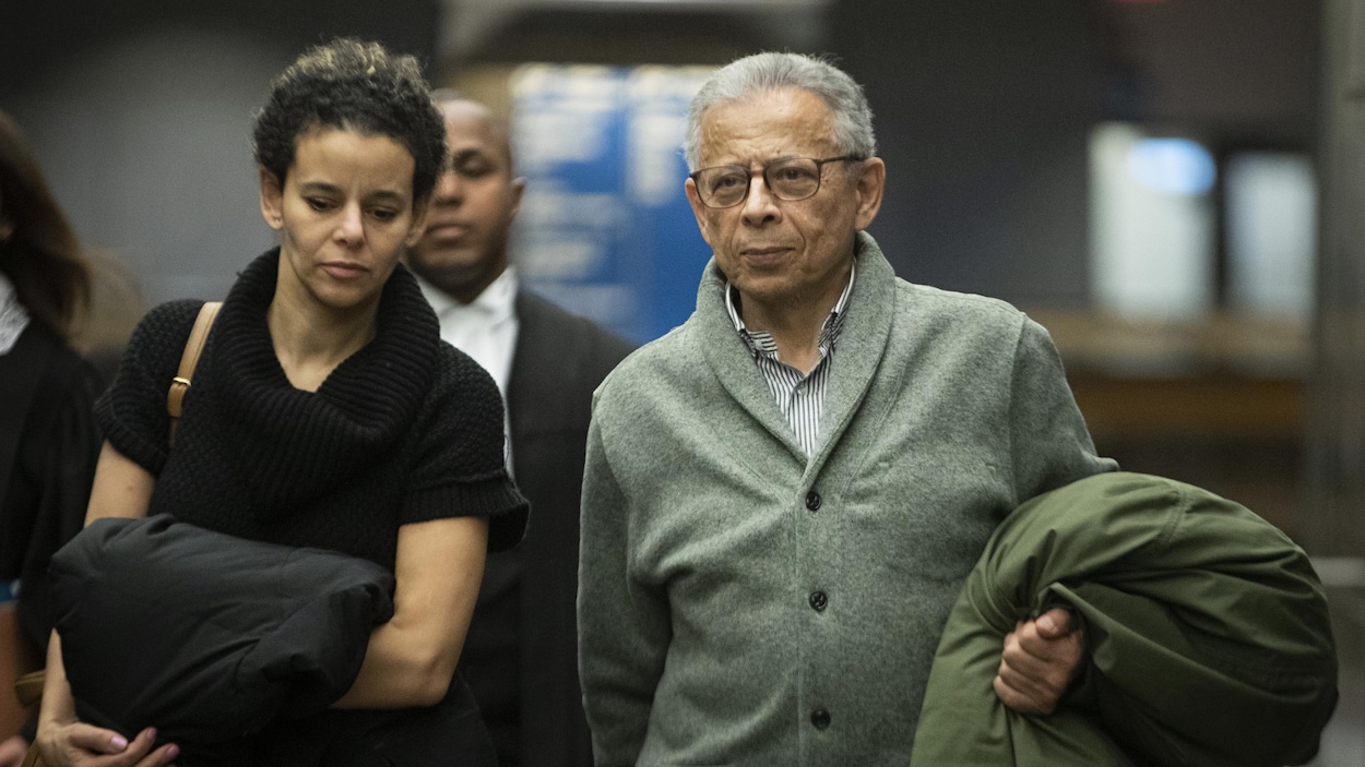 Arrivée de Sami Bebawi au tribunal.