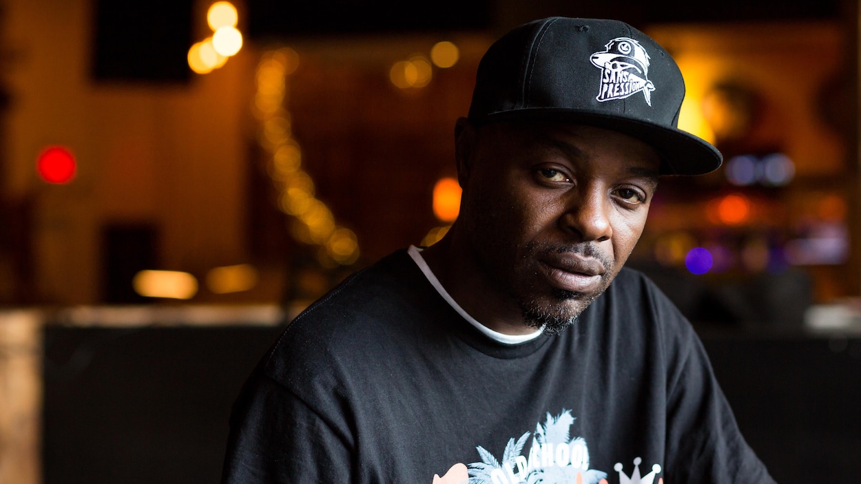 Portrait du rappeur SP, de son vrai nom Kamenga Mbikay.