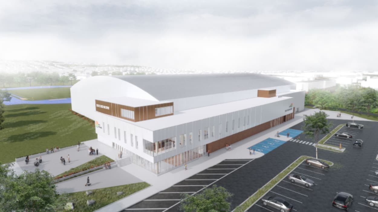 Les esquisses du futur stade multisports à Rimouski dévoilées