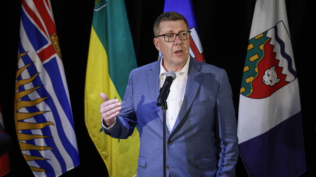 Scott Moe prône un Canada uni, mais assure ne pas vouloir dicter le vote des Albertains