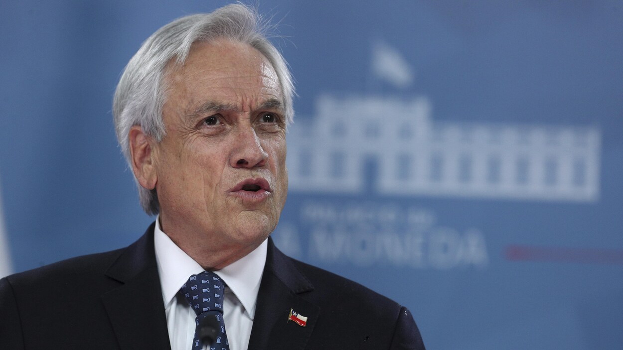 Sebastian Piñera en gros plan