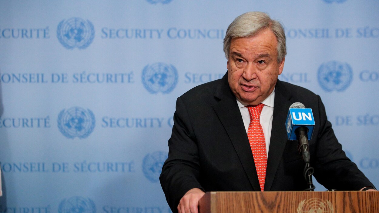 Le secrétaire général de l'ONU Antonio Guterres 