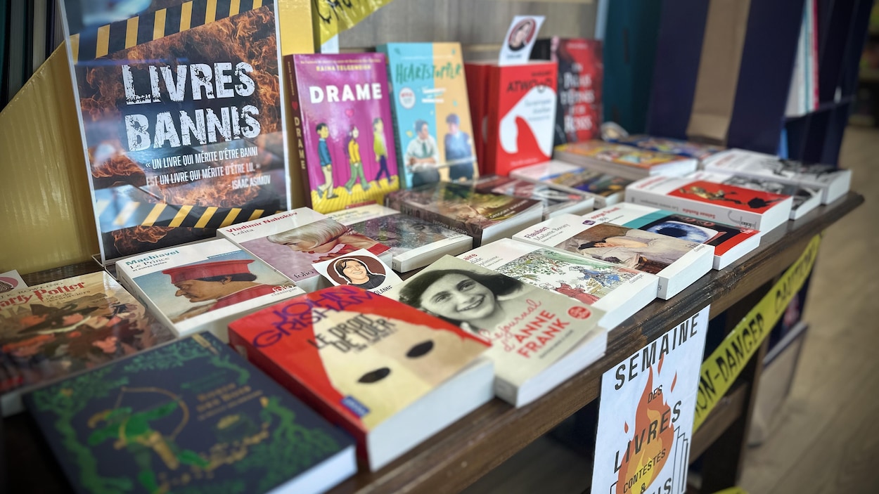 La Librairie Poirier souligne les livres interdits ailleurs