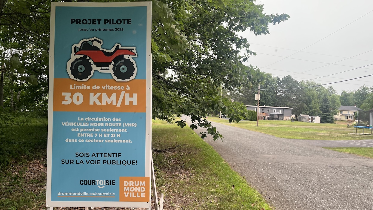 Drummondville met un terme à un projet pilote de véhicules hors route