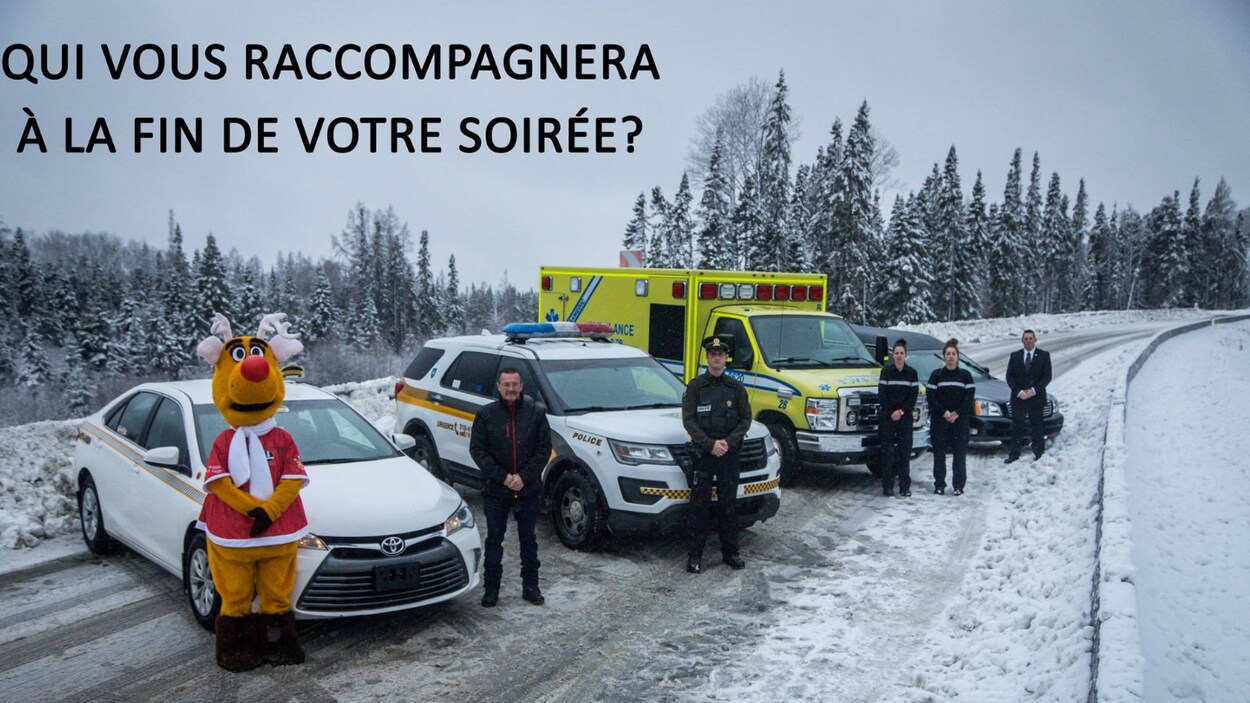 nez rouge, taxi, police, ambulance. corbillards alignés