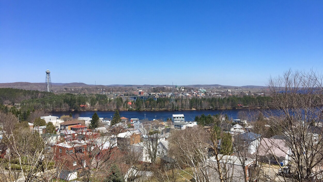 Vue sue la ville de Shawinigan