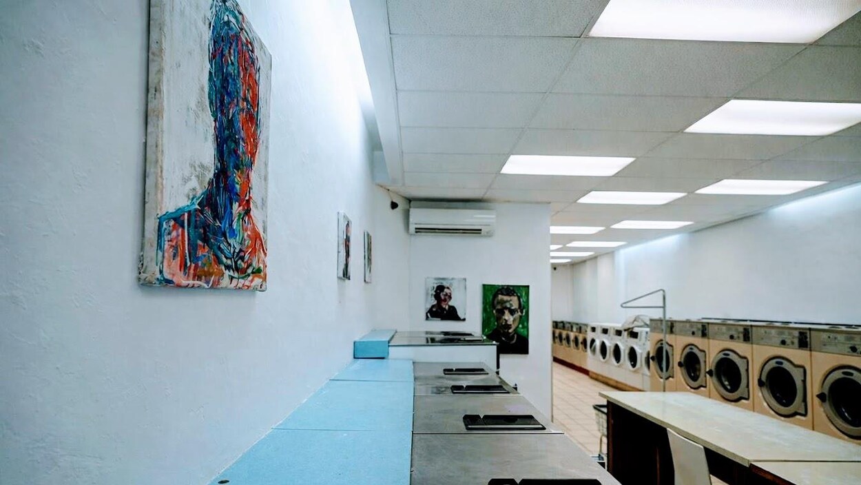 Quand les laveries deviennent des galeries d’art