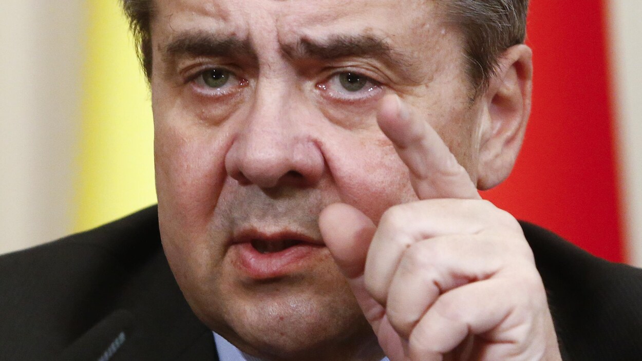 Le chef de la diplomatie allemande, Sigmar Gabriel Le chef de la diplomatie allemande, Sigmar Gabriel