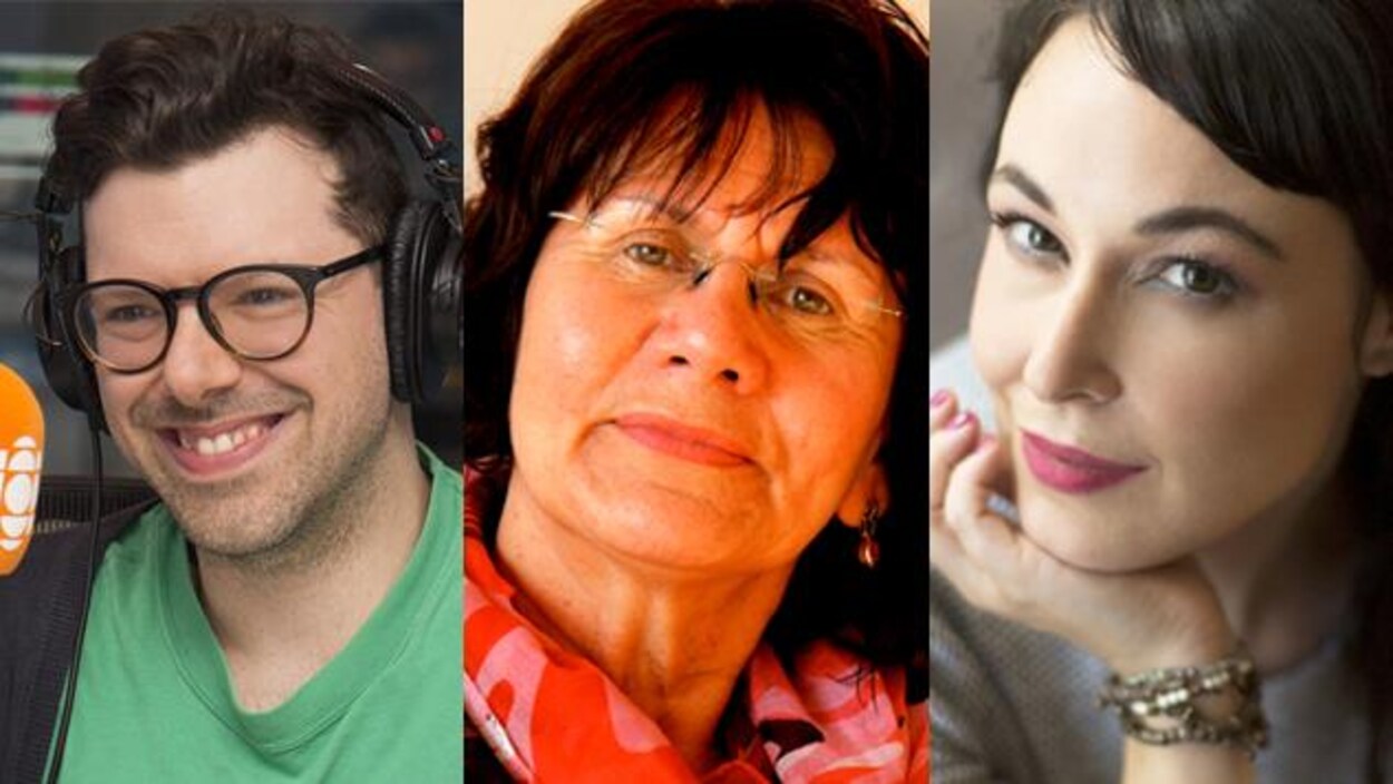 Les auteurs Simon Boulerice, Virginia Pésémapéo Bordeleau et Claudia Larochelle Les auteurs Simon Boulerice, Virginia Pésémapéo Bordeleau et Claudia Larochelle
