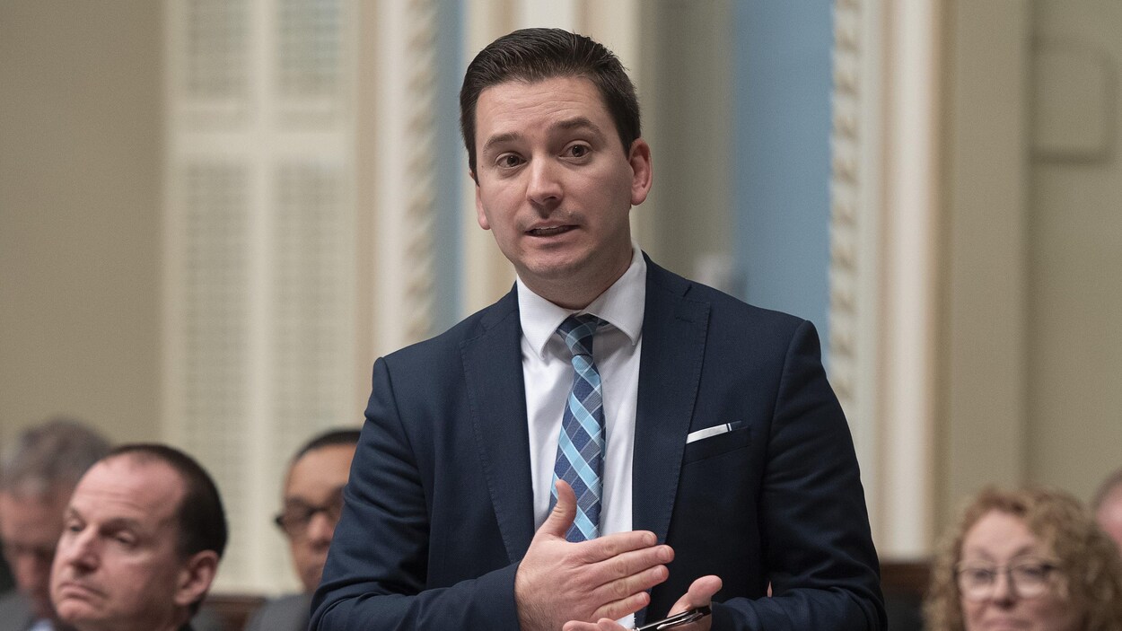 Simon Jolin-Barrette à l'Assemblée nationale.