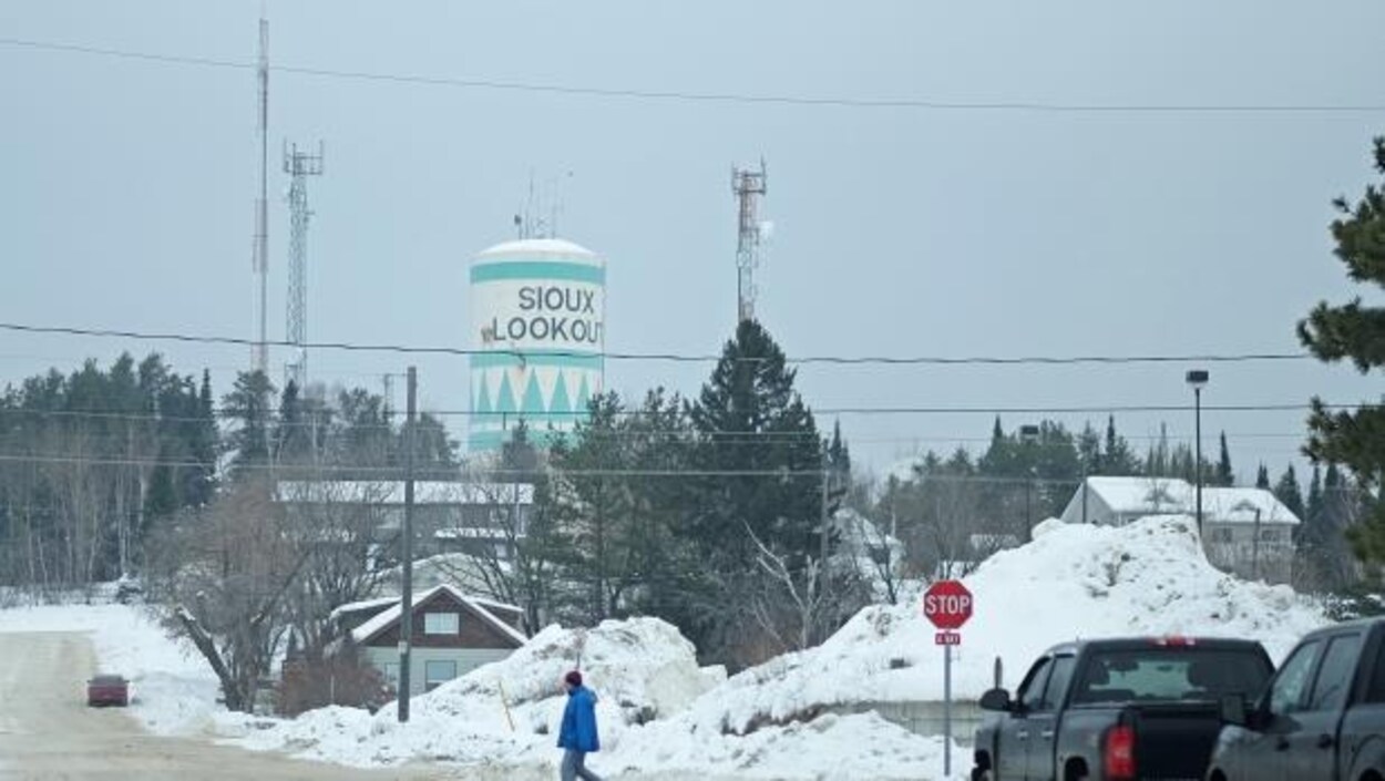 Vue de Sioux Lookout, une communauté de 5000 habitants au nord de l'Ontario.