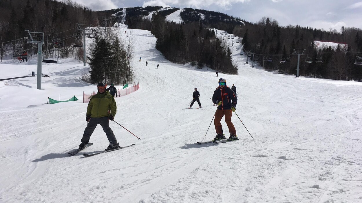Érik Guay dévale une pente