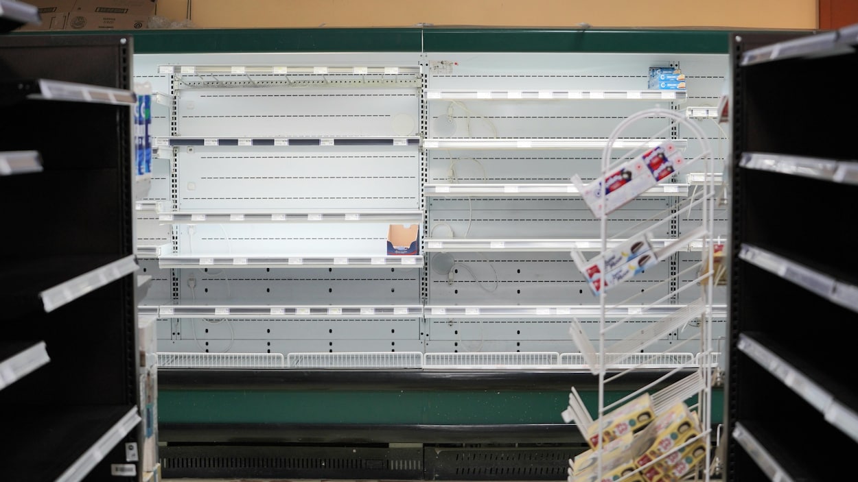 Les tablettes de l’épicerie de Wemotaci sont à nouveau remplies