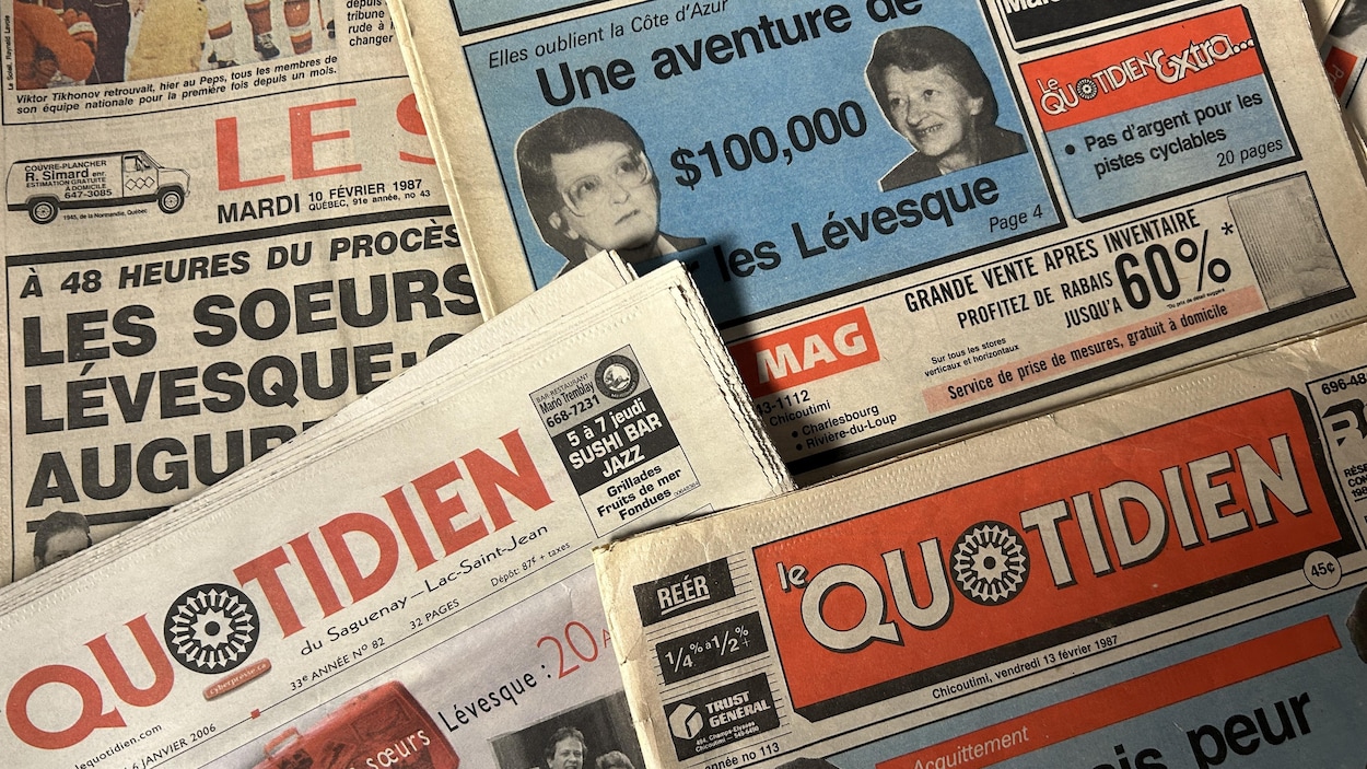 40 ans après l’arrestation des sœurs Lévesque, des journalistes revisitent ce fait divers