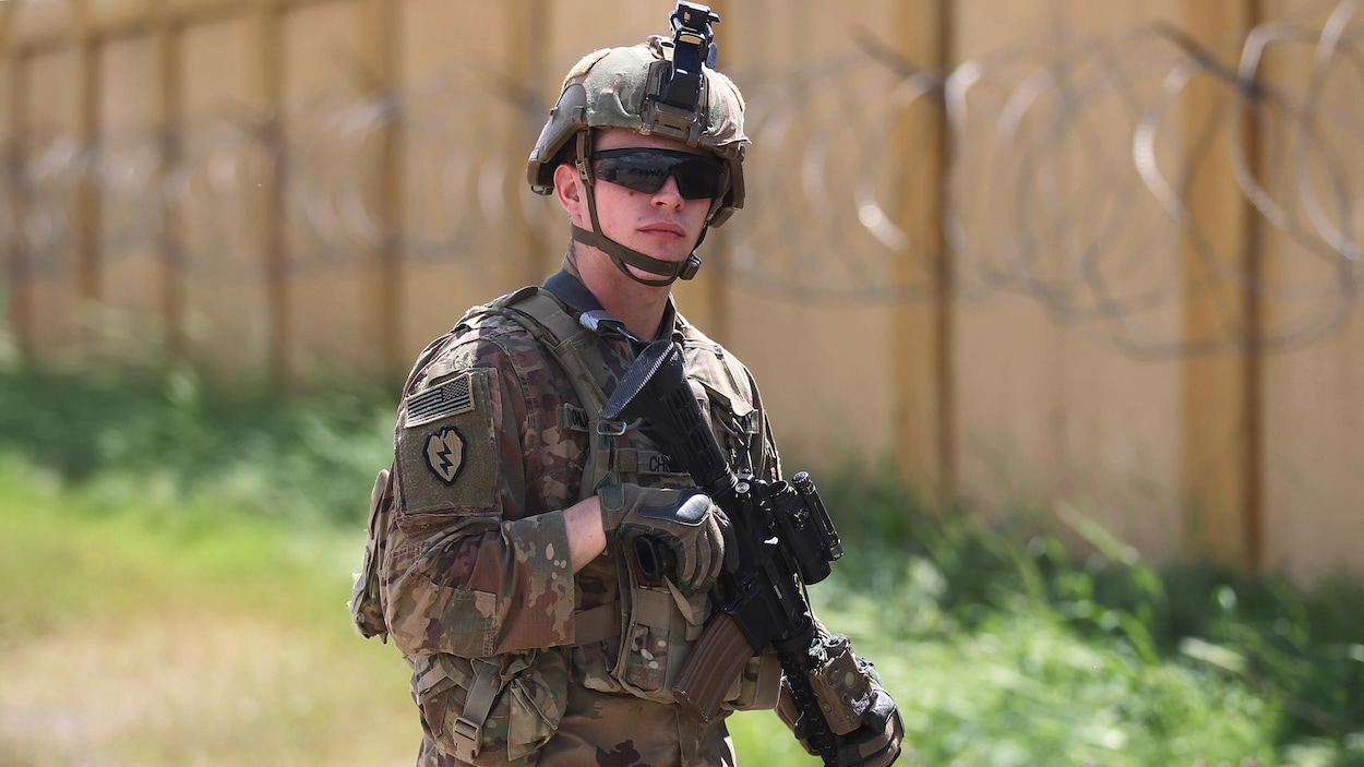 Un soldat américain en Irak.
