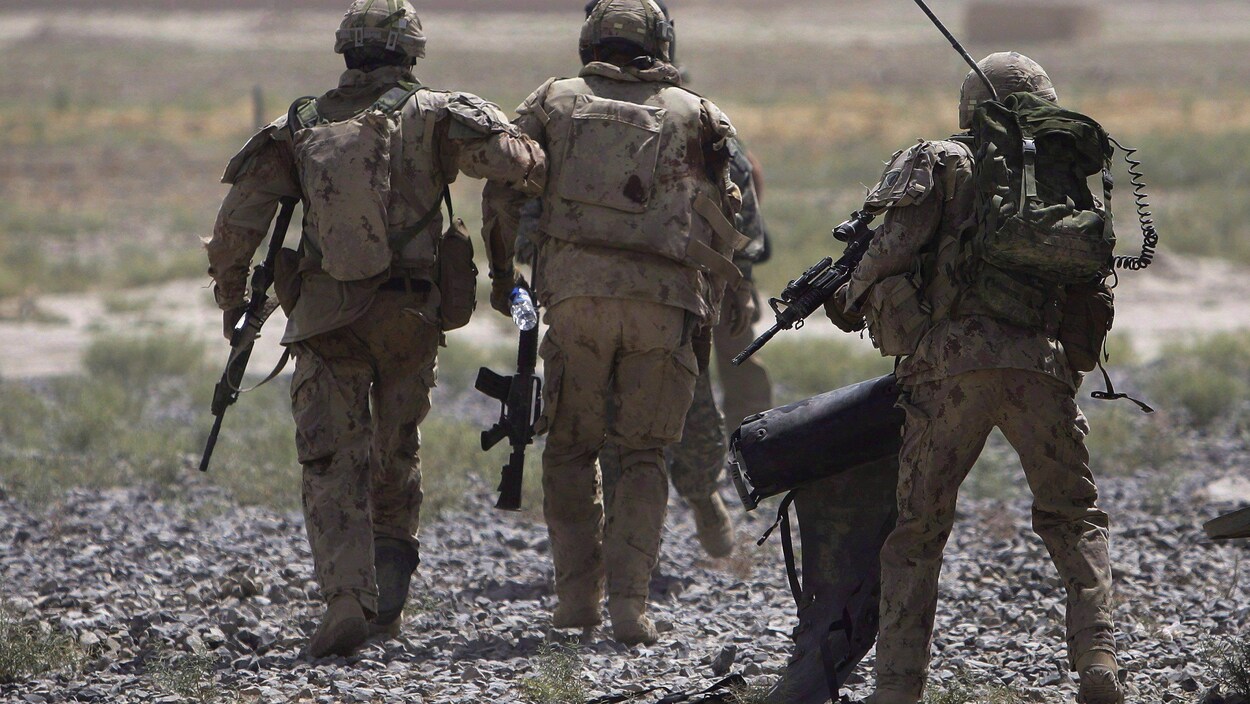 Des soldats canadiens en Afghanistan, en 2010.
