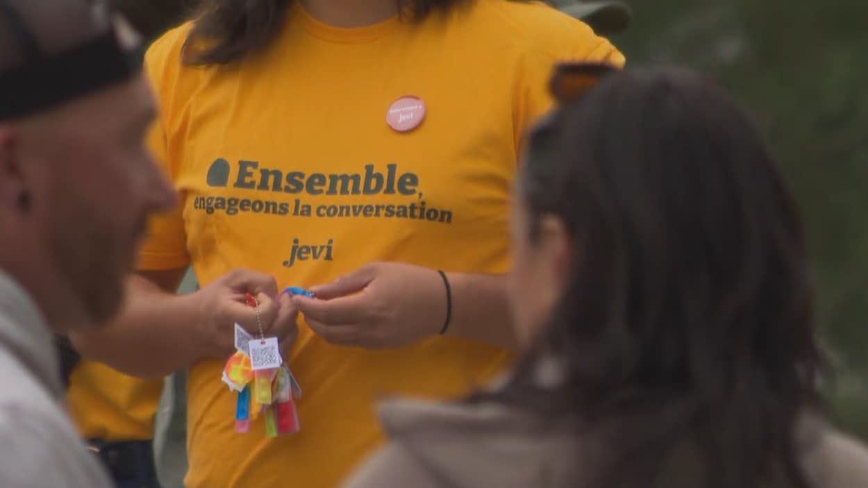Marcher pour la prévention du suicide à Sherbrooke