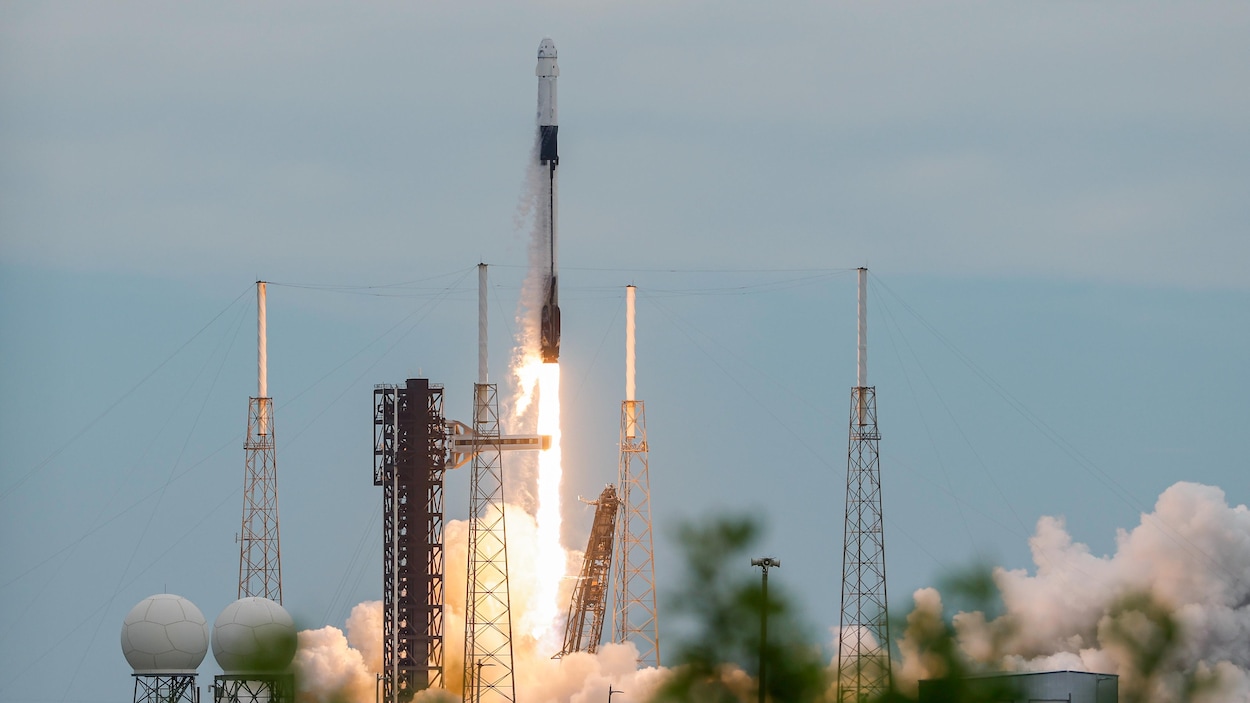 Le Canadien Joshua Kutryk s’envole vers la Station spatiale internationale