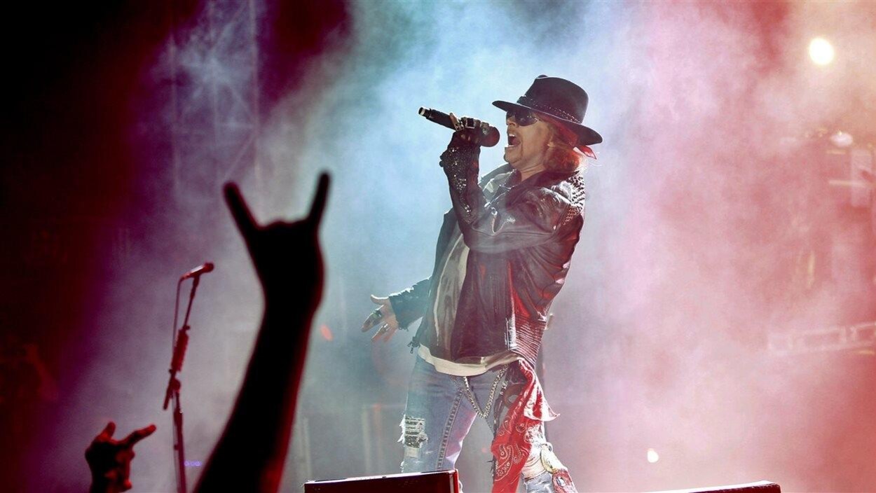 Axl Rose, du groupe Guns n'roses