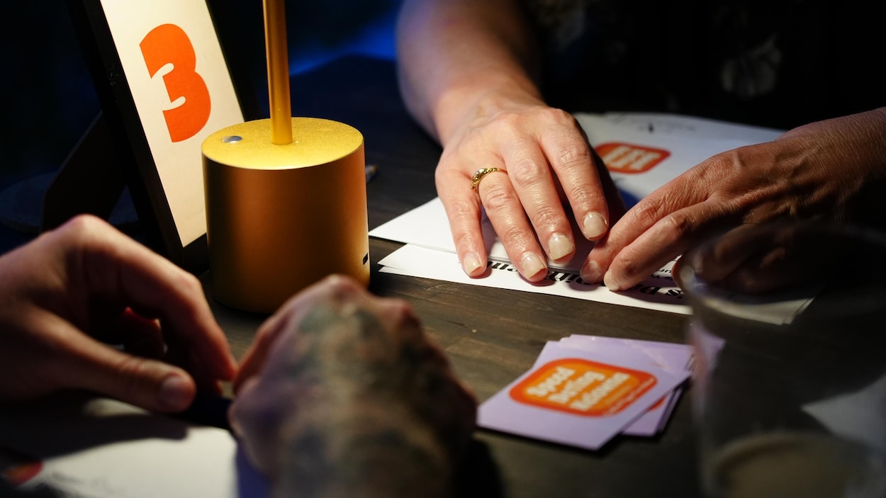 Dans l’Okanagan, troquer les applis pour le speed dating
