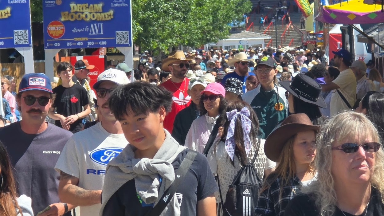 Au Stampede de Calgary, un peu moins de visiteurs que l’an dernier à mi-chemin