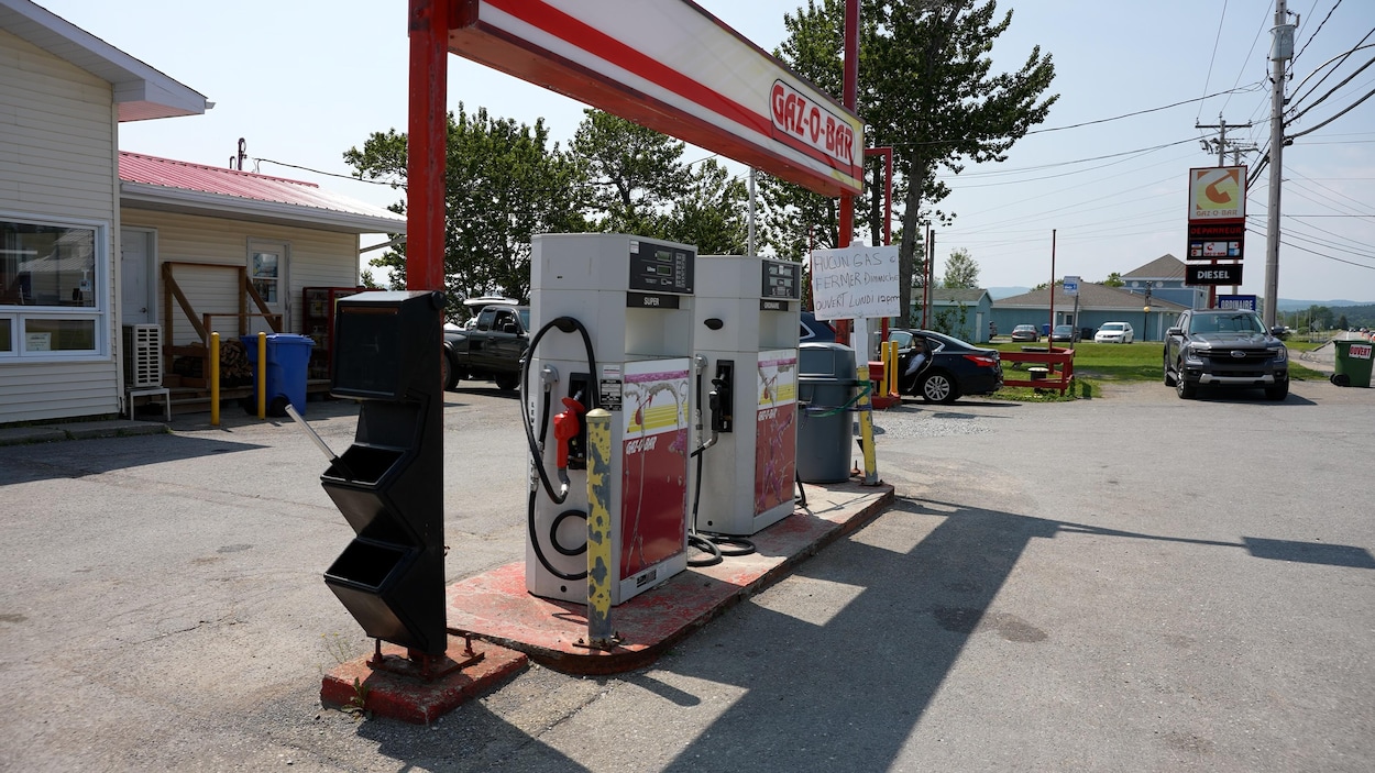 Plus qu'une seule station-service à Percé