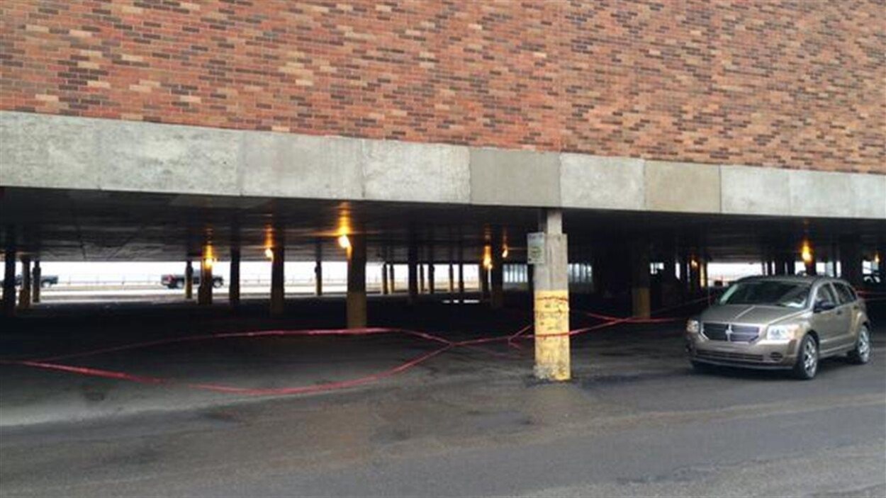 Le stationnement de la Grande Place à Rimouski (Archives)