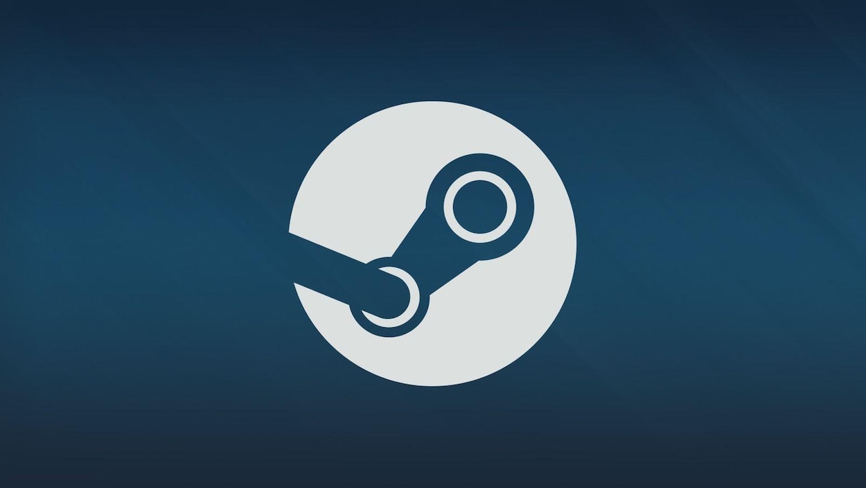 Le logo de la plateforme de distribution de jeux vidéo Steam.