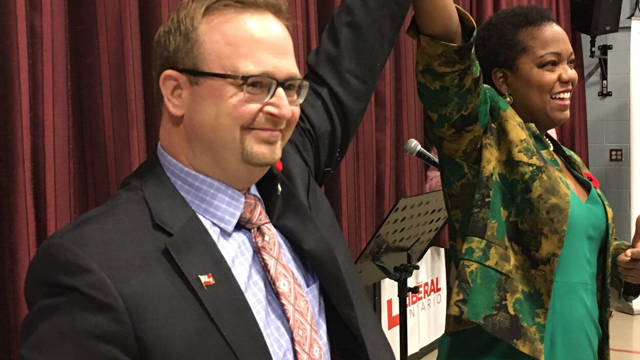 Stephen Blais et Rachel Décoste, deux candidats à investiture du Parti libéral de l'Ontario.