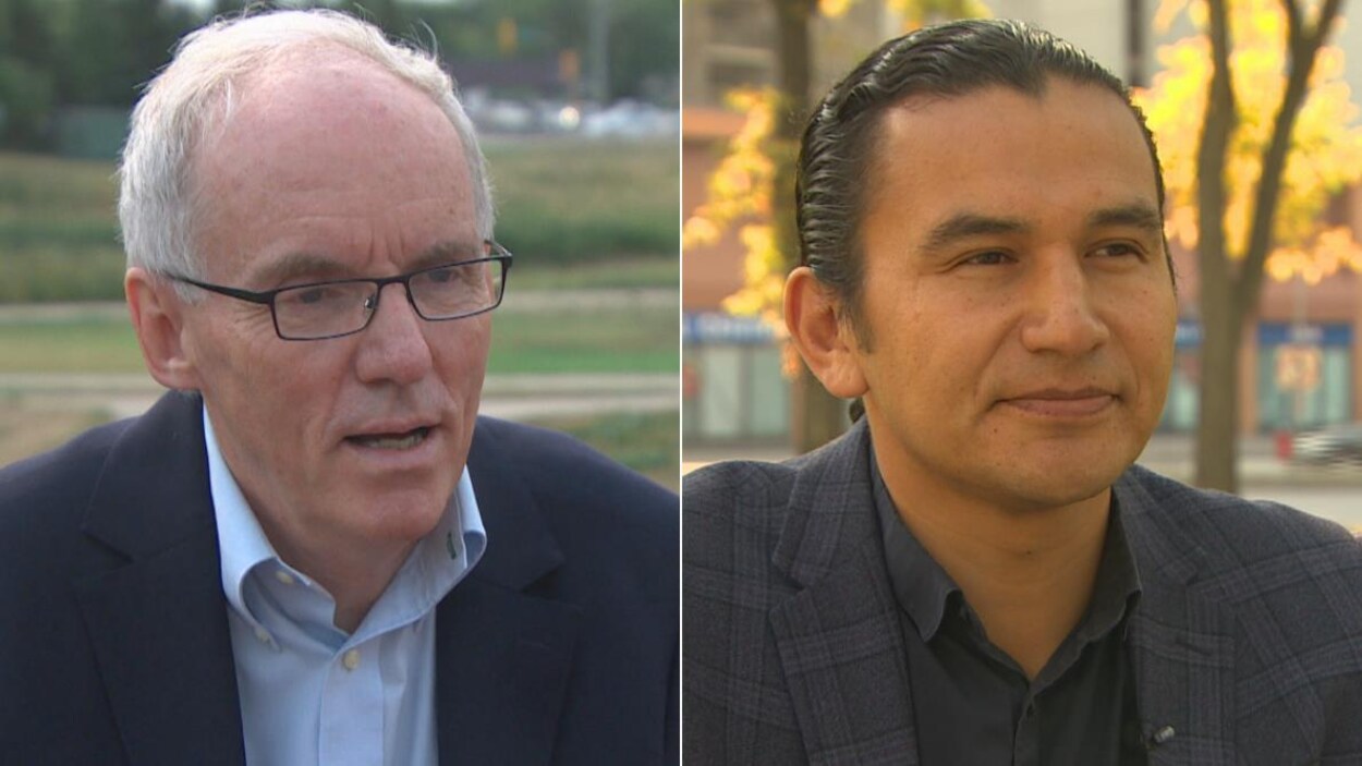 Les candidats à la direction du NPD du Manitoba : Steve Ashton et Wab Kinew Les candidats à la direction du NPD du Manitoba : Steve Ashton et Wab Kinew