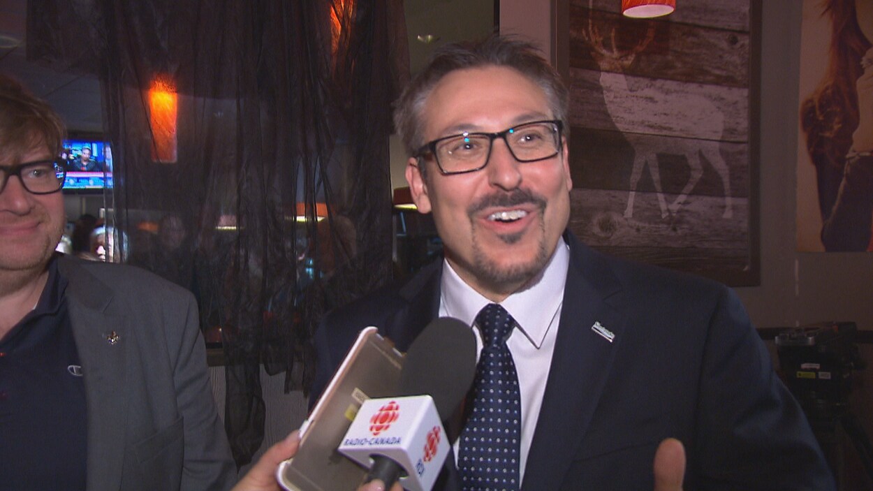 Le nouveau maire de Sherbrooke, Steve Lussier. Le nouveau maire de Sherbrooke, Steve Lussier.