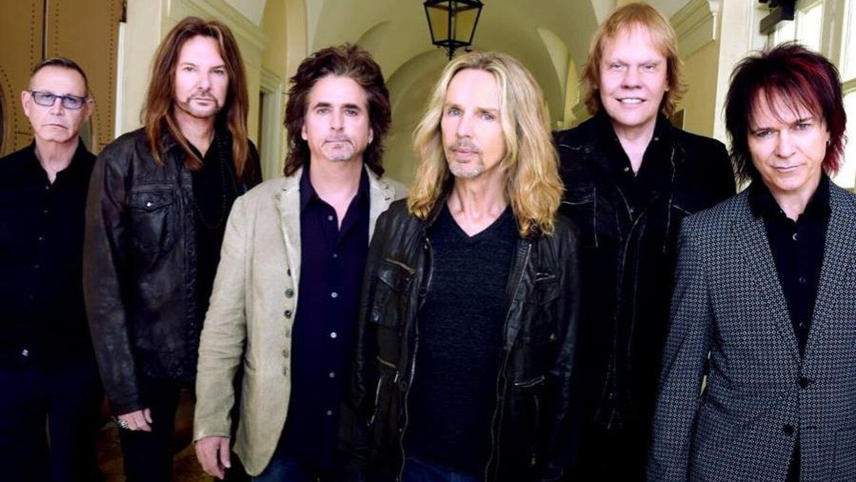 Les membres du groupe Styx.