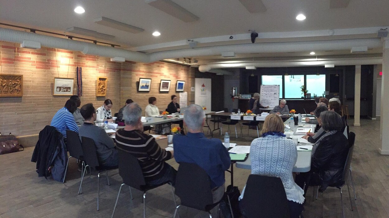 Photo des élus de la Table des élus de l'Assemblée communautaire fransaskoise à Saskatoon. Photo des élus de la Table des élus de l'Assemblée communautaire fransaskoise à Saskatoon.