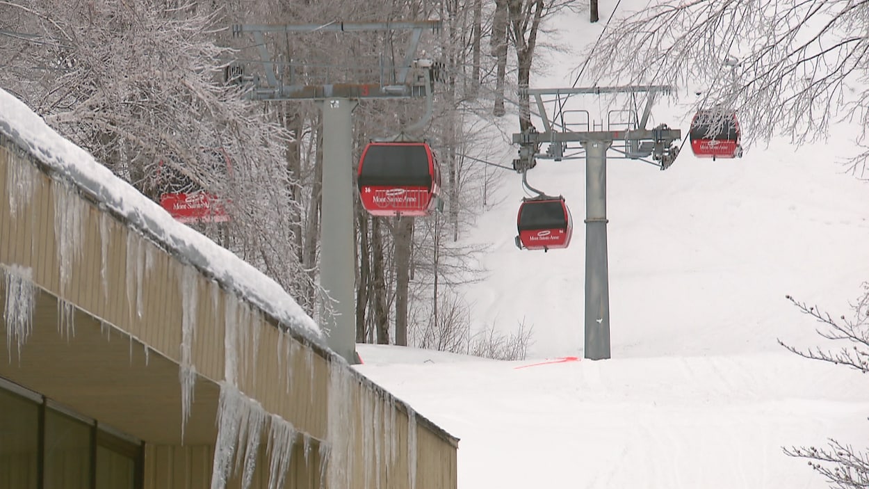 Des télécabines au Mont-Sainte-Anne